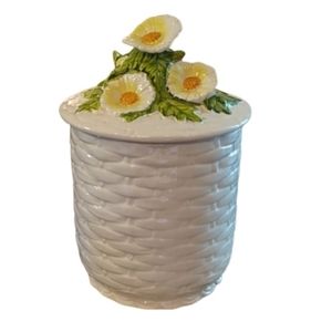 Lefton Lidded Biscuit Jar